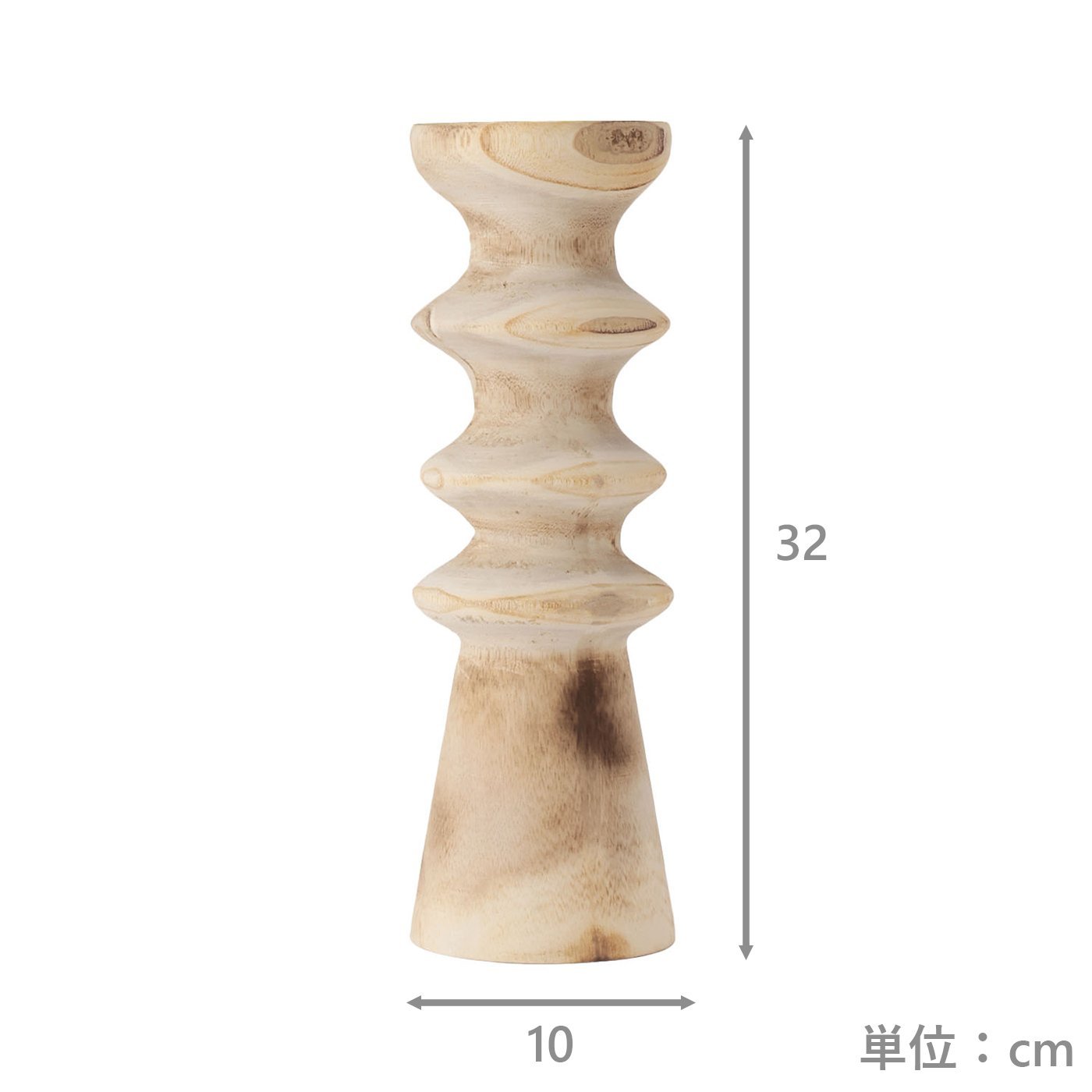 木製キャンドルスタンド　D　NA