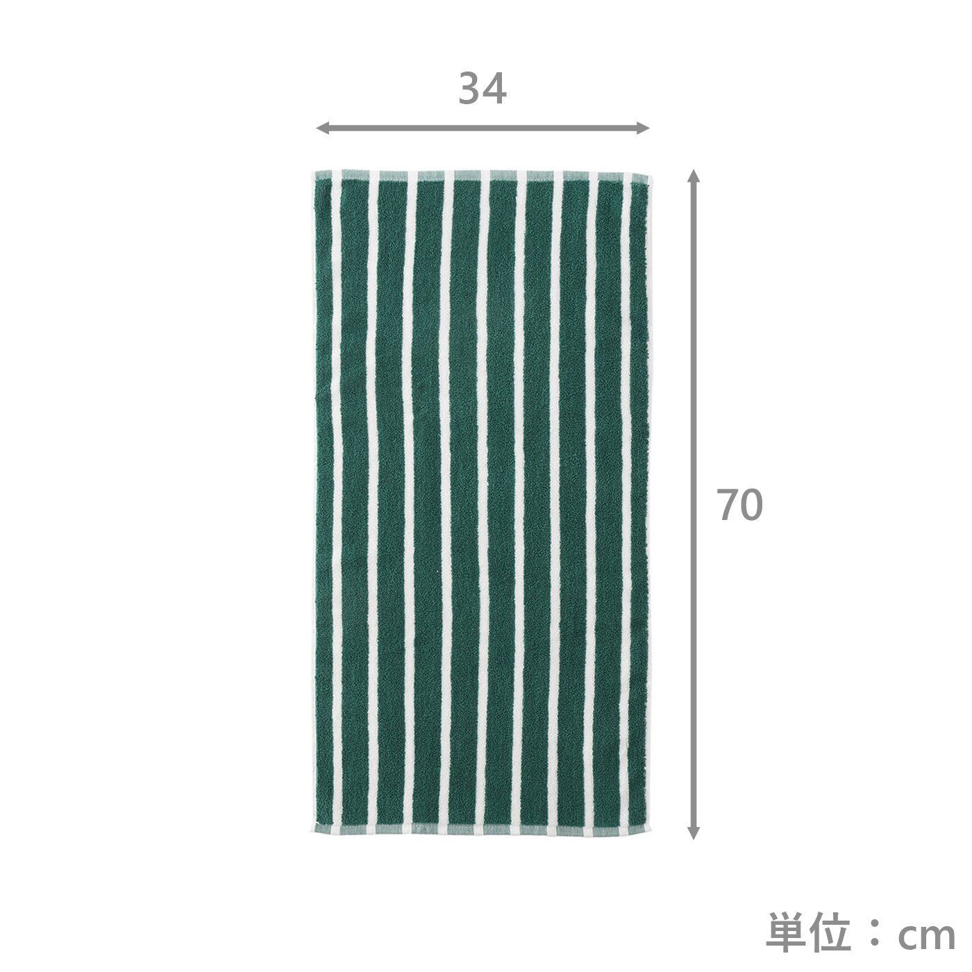 フェイスタオル　ラヤス　GR