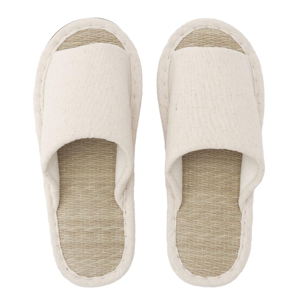 スリッパ　イグサ　M　ベージュ