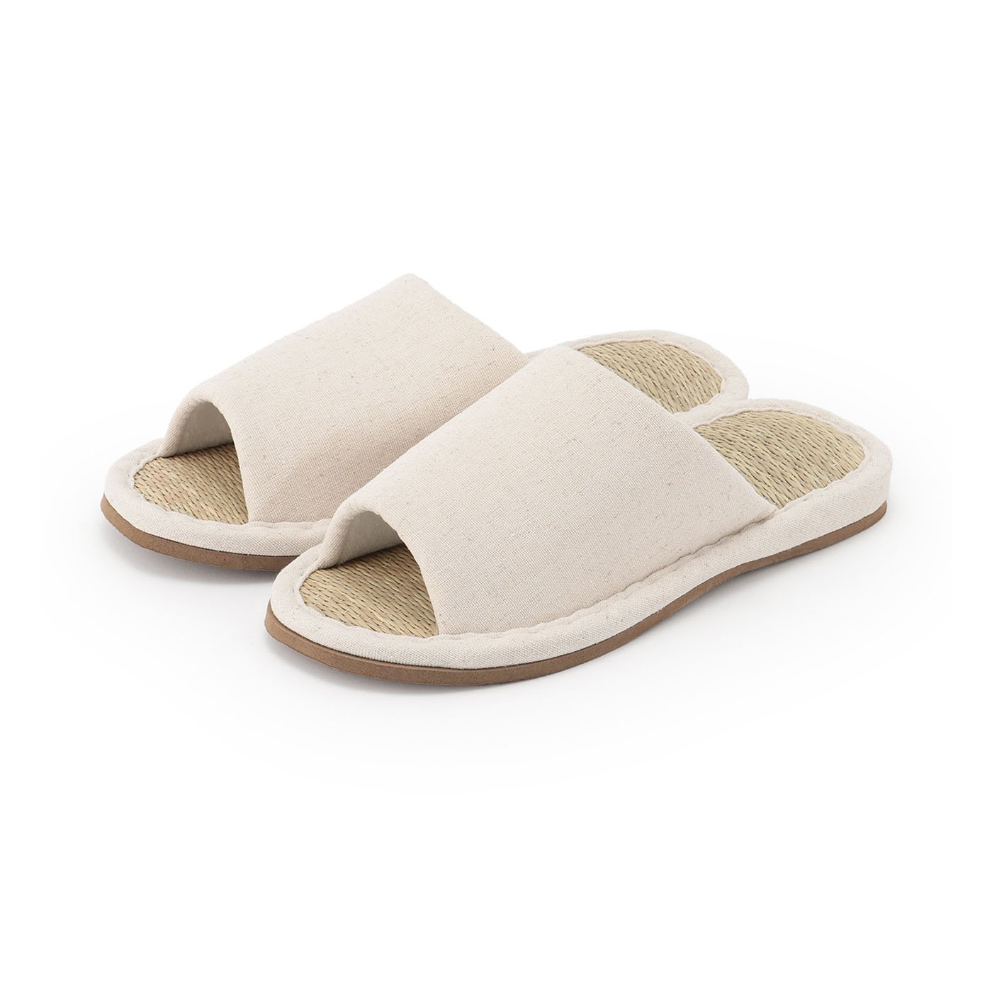 スリッパ　イグサ　M　ベージュ