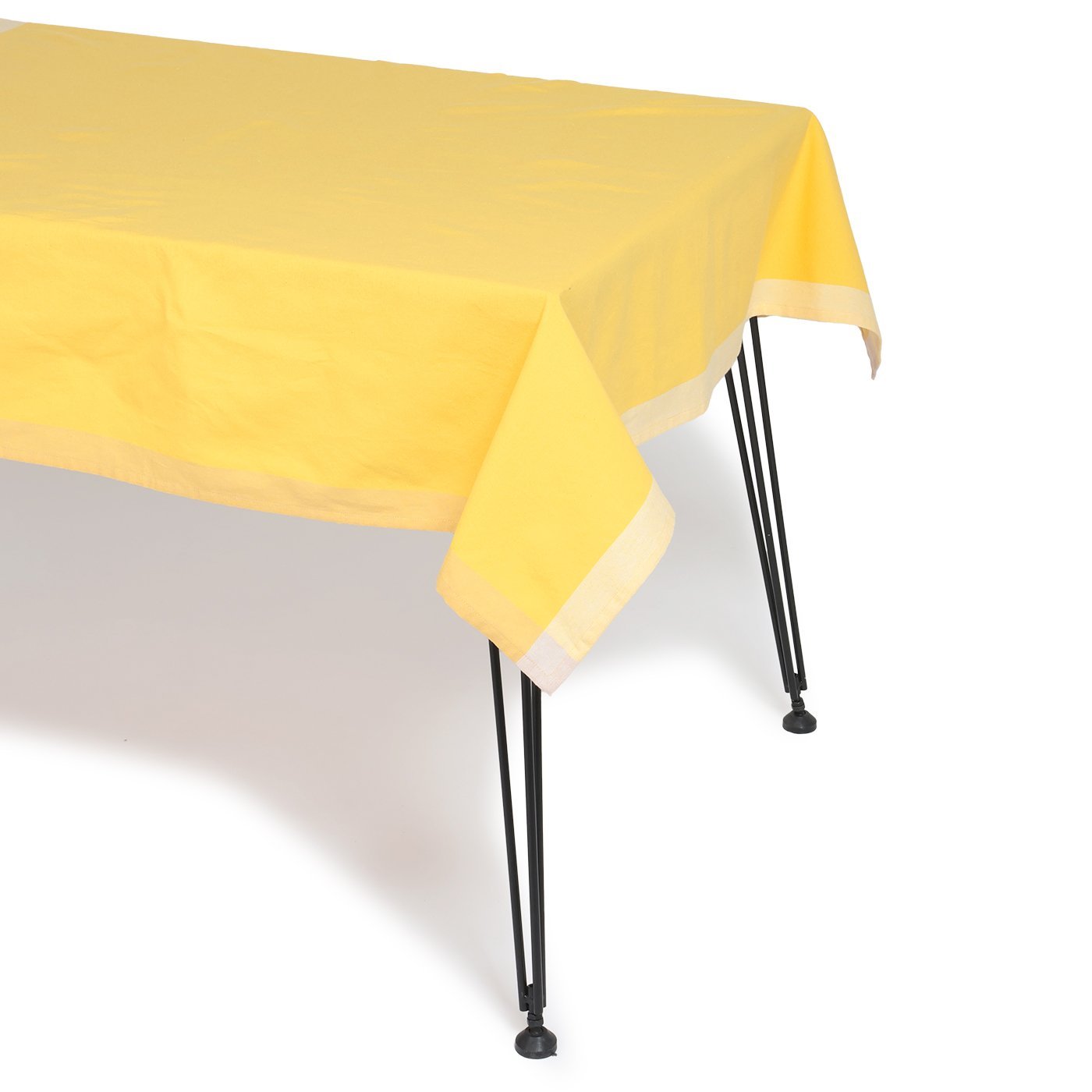 テーブルクロス　トロワ　YE(120×120)