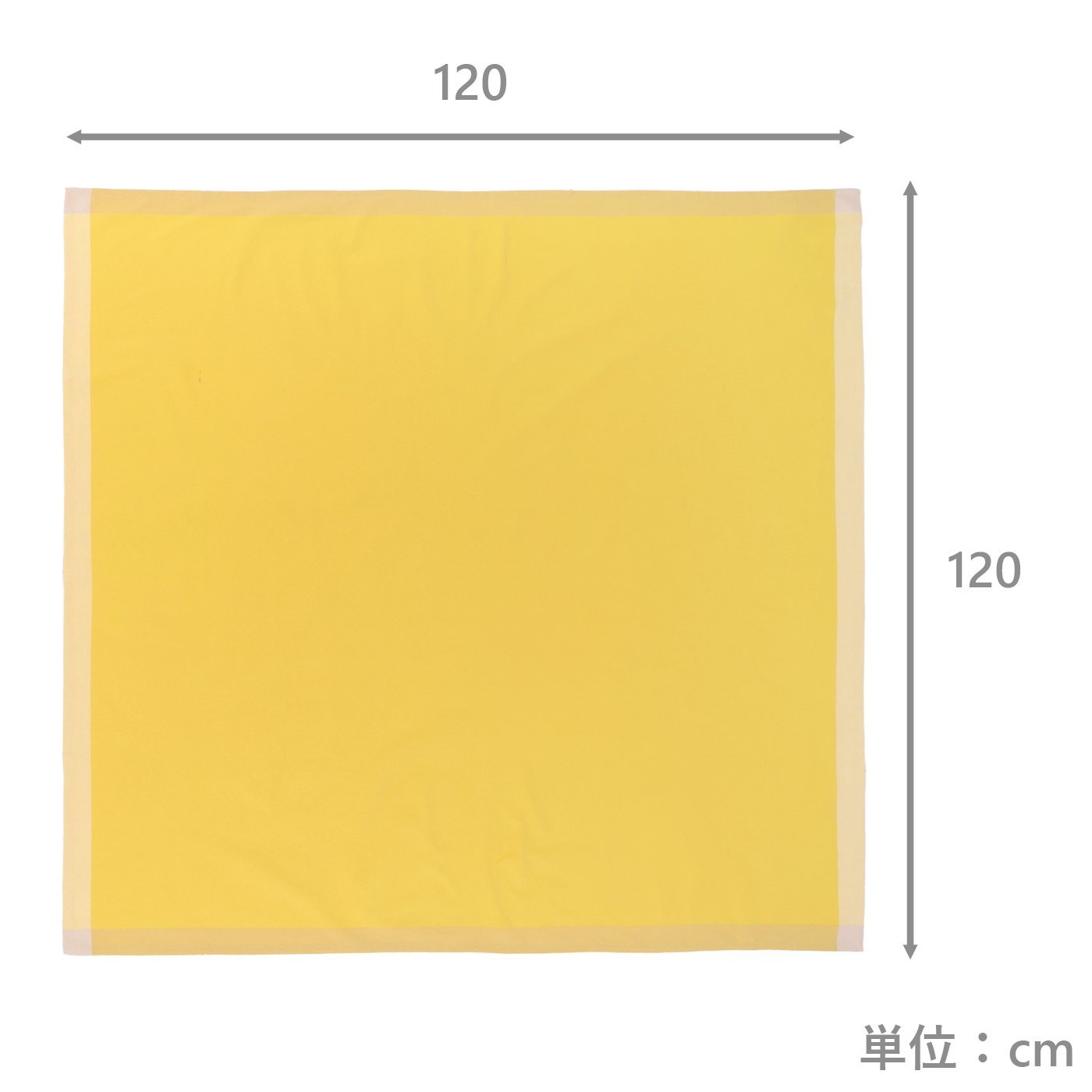 テーブルクロス　トロワ　YE(120×120)