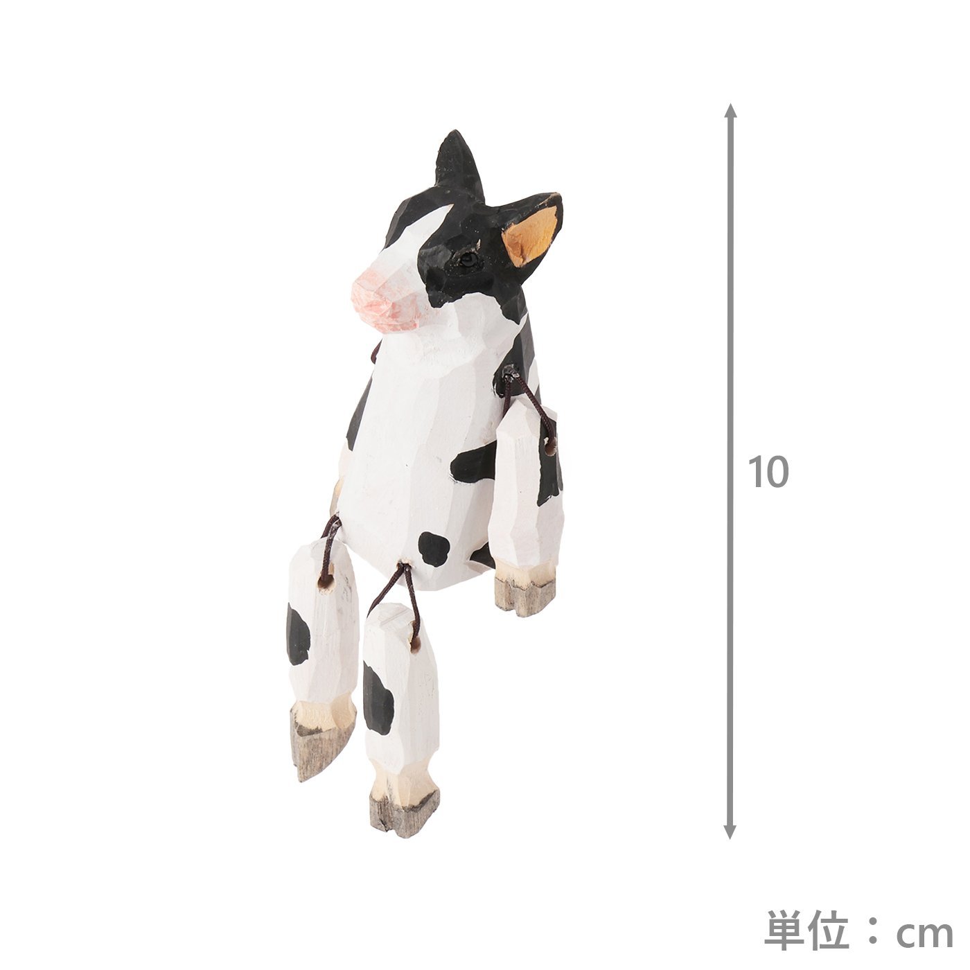 木製オブジェ　シッティングカウ