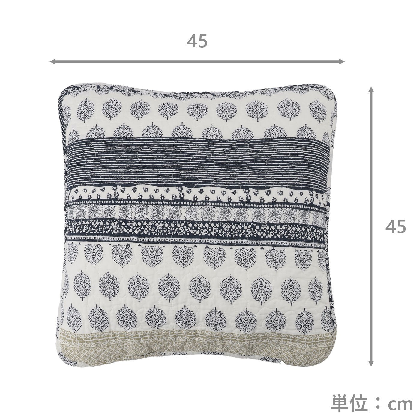 クッションカバー　バティ　#NV　(45×45)