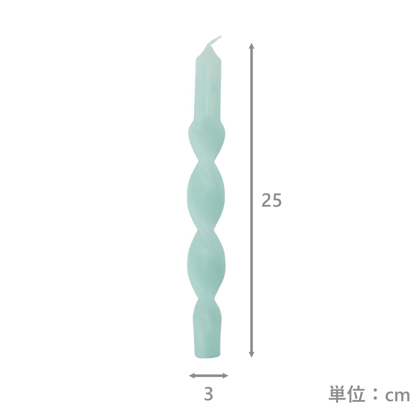 ディナーキャンドル　ヘミング　LBL