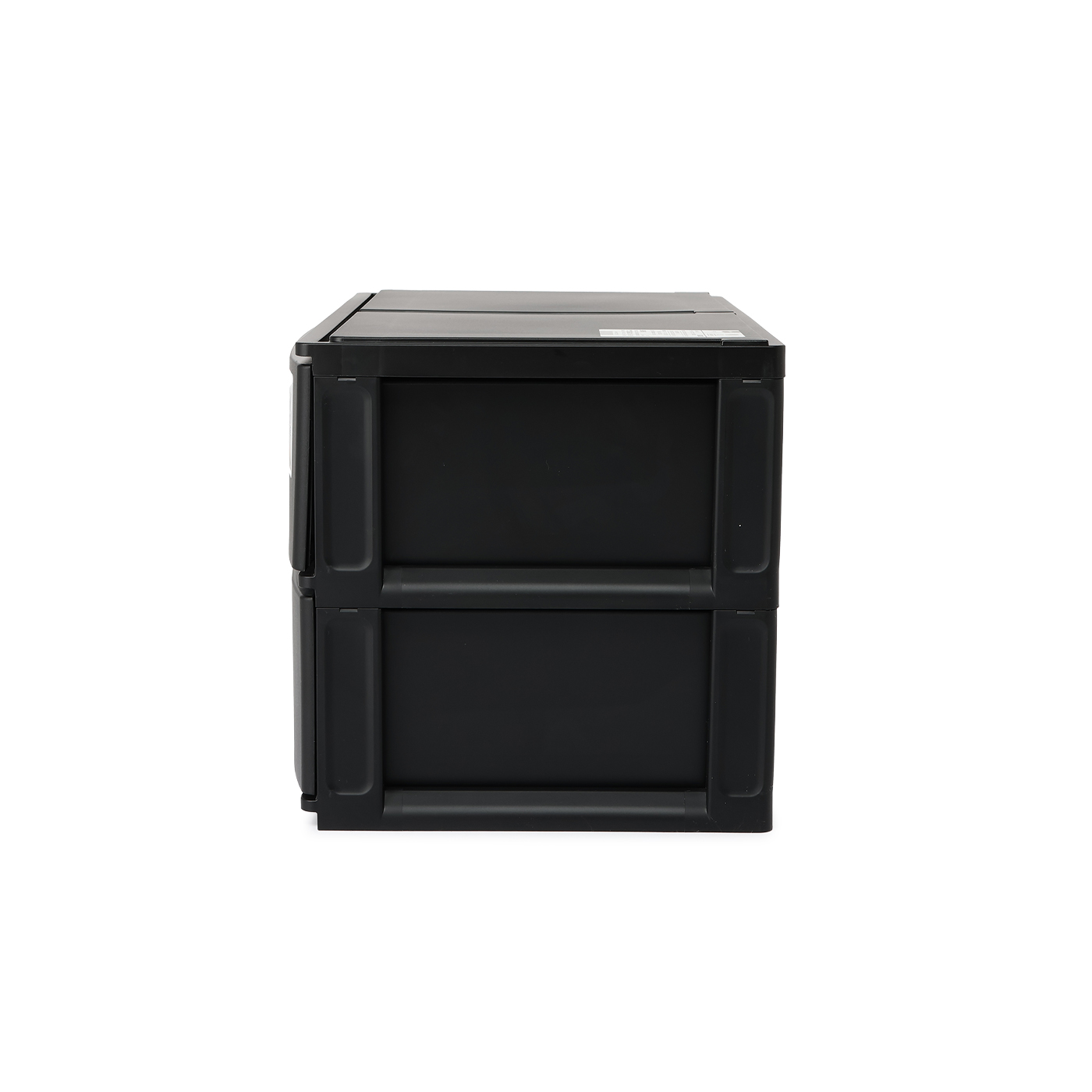 ワイド小物収納　ポスデコ　W　深2段　BK