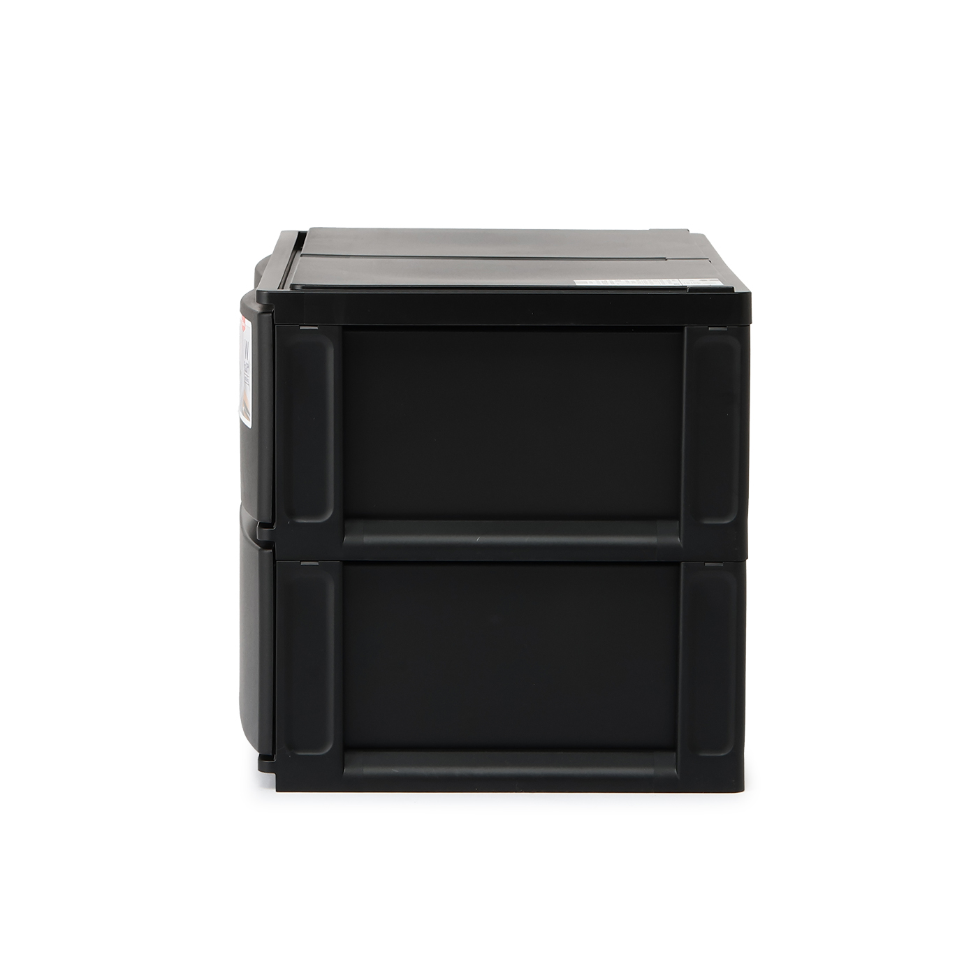 ワイド小物収納　ポスデコ　W　深S2深1段　BK