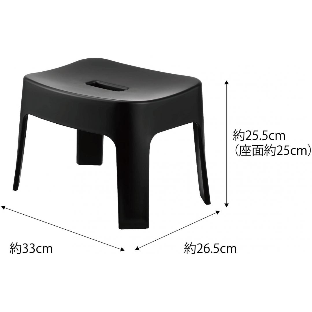 マグネット風呂イス タワー SH25 BK | TWO-ONE STYLEネット