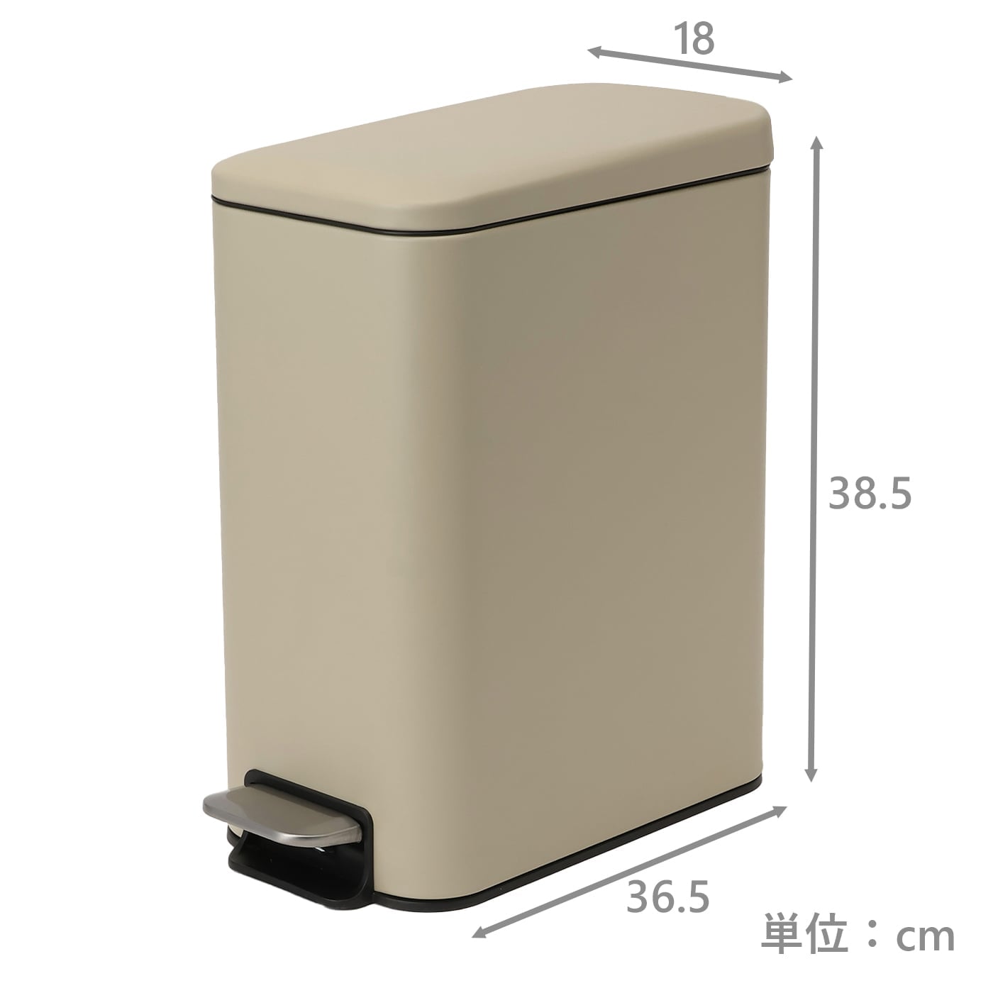 スリムペダルペール　ニア　12L(BE)