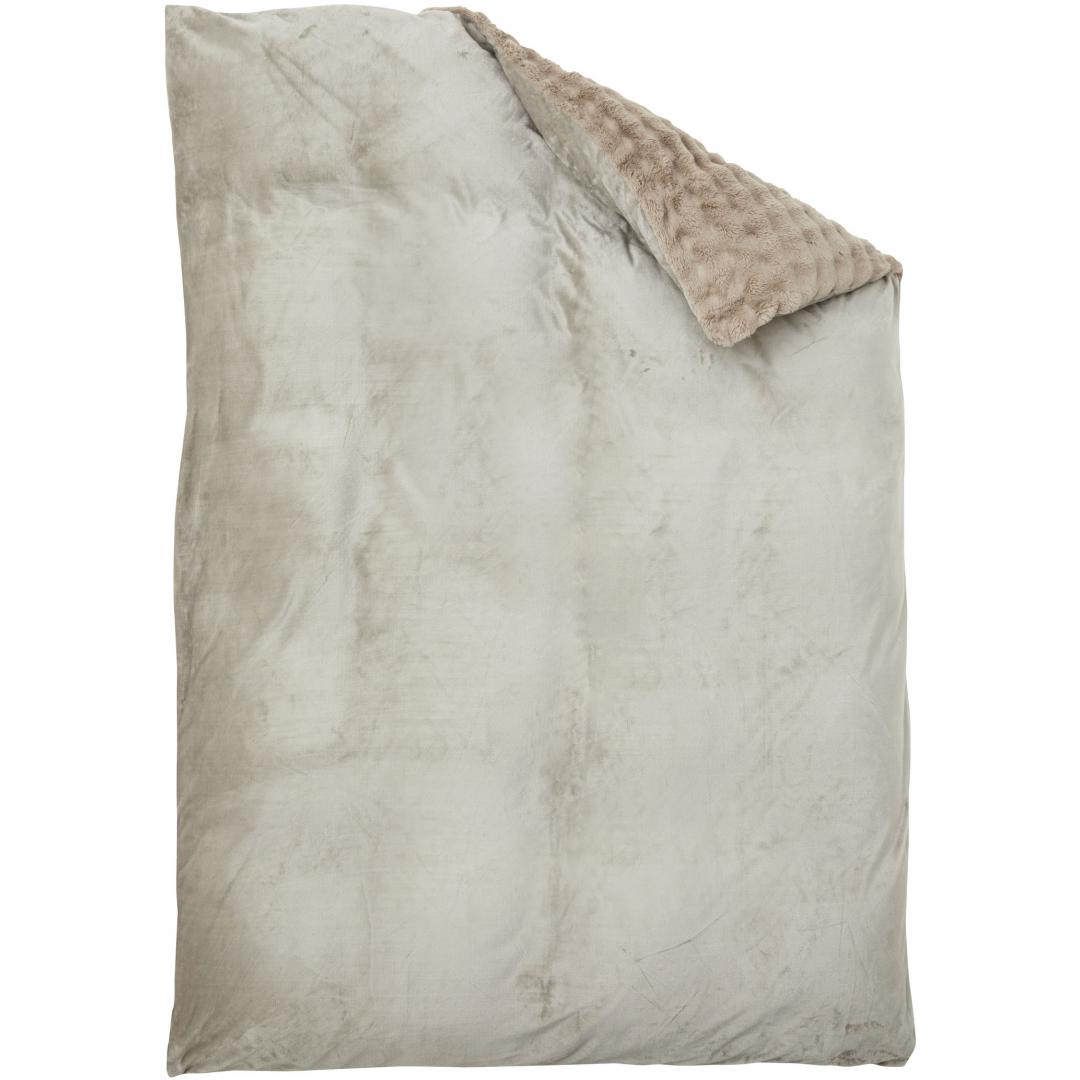 毛布兼用暖か掛カバー　シングルロング　フリュルW　BE