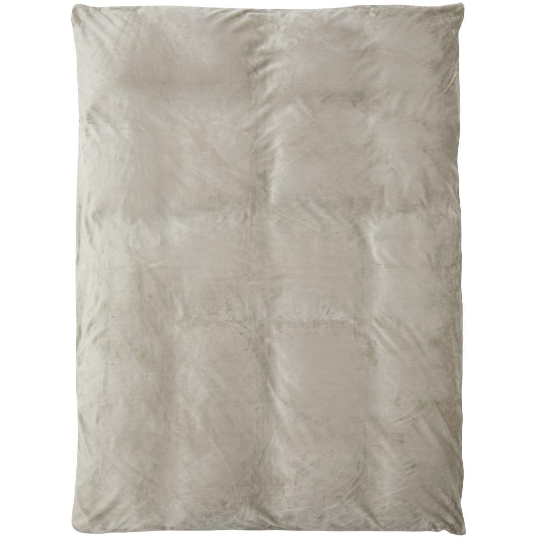 毛布兼用暖か掛カバー　シングルロング　フリュルW　LGY