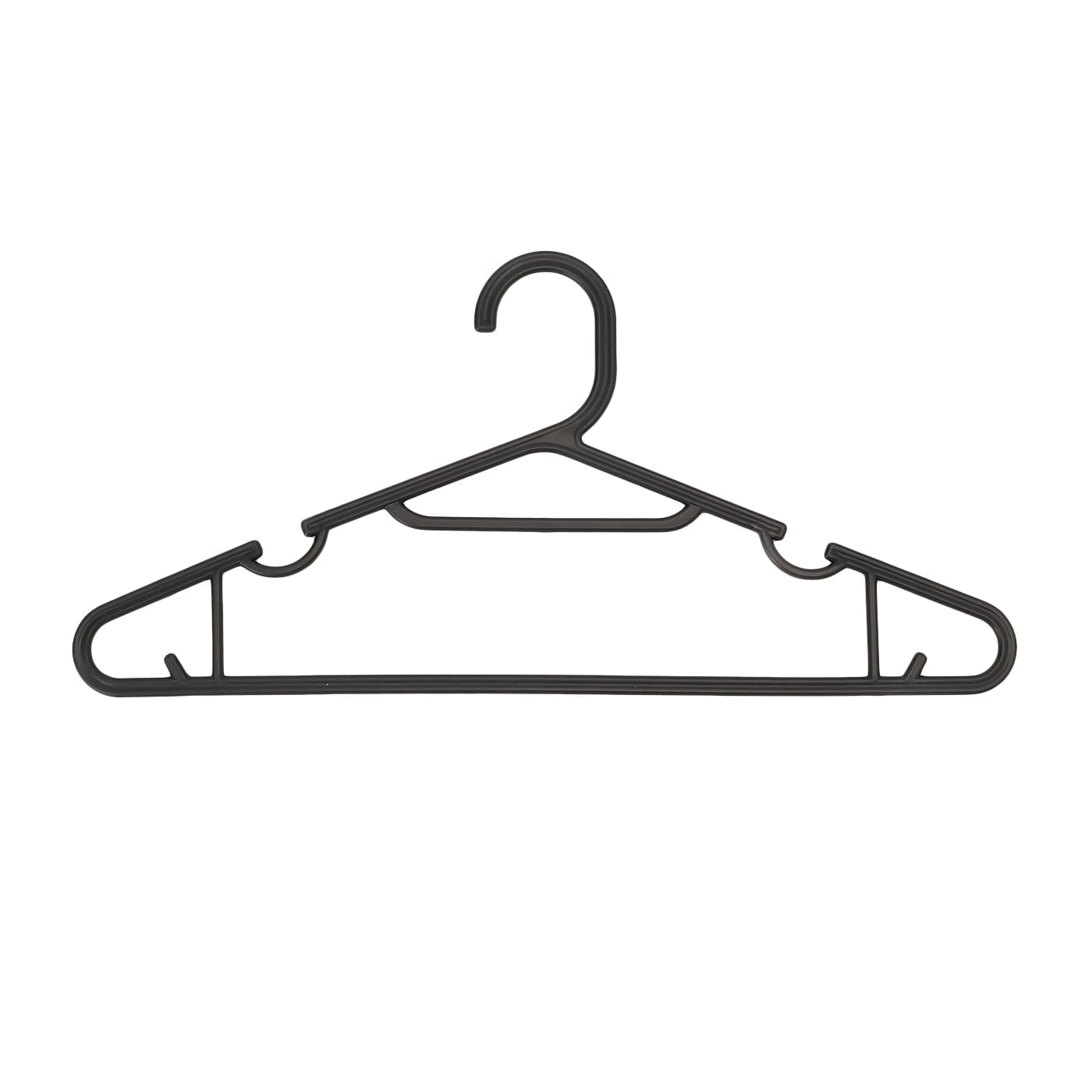 プラスチックハンガー10本組　リゼBK