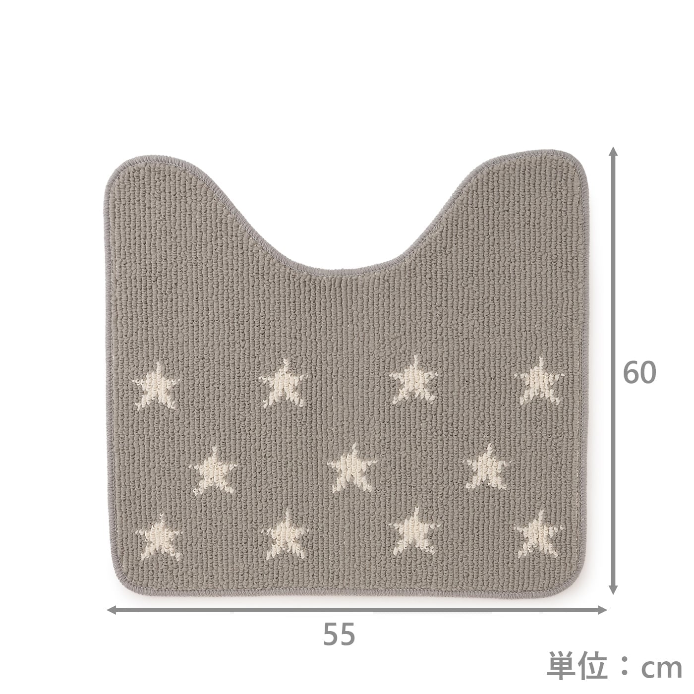トイレマット　エトワール　GY