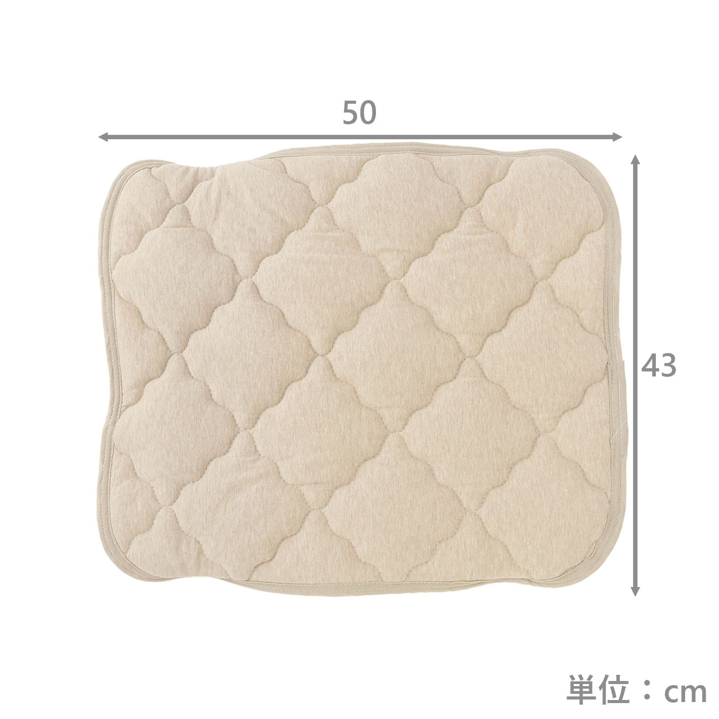 枕パッド　オーガニックコットン　BE　(43×50)