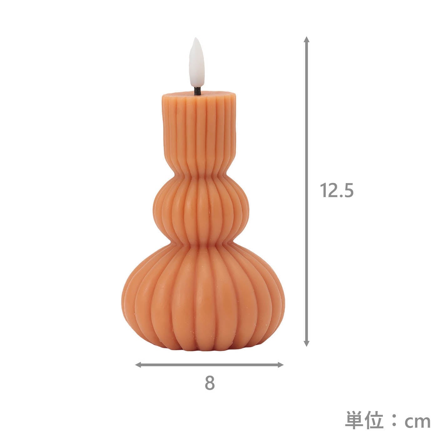 LEDキャンドル　H12エンタシス　OR