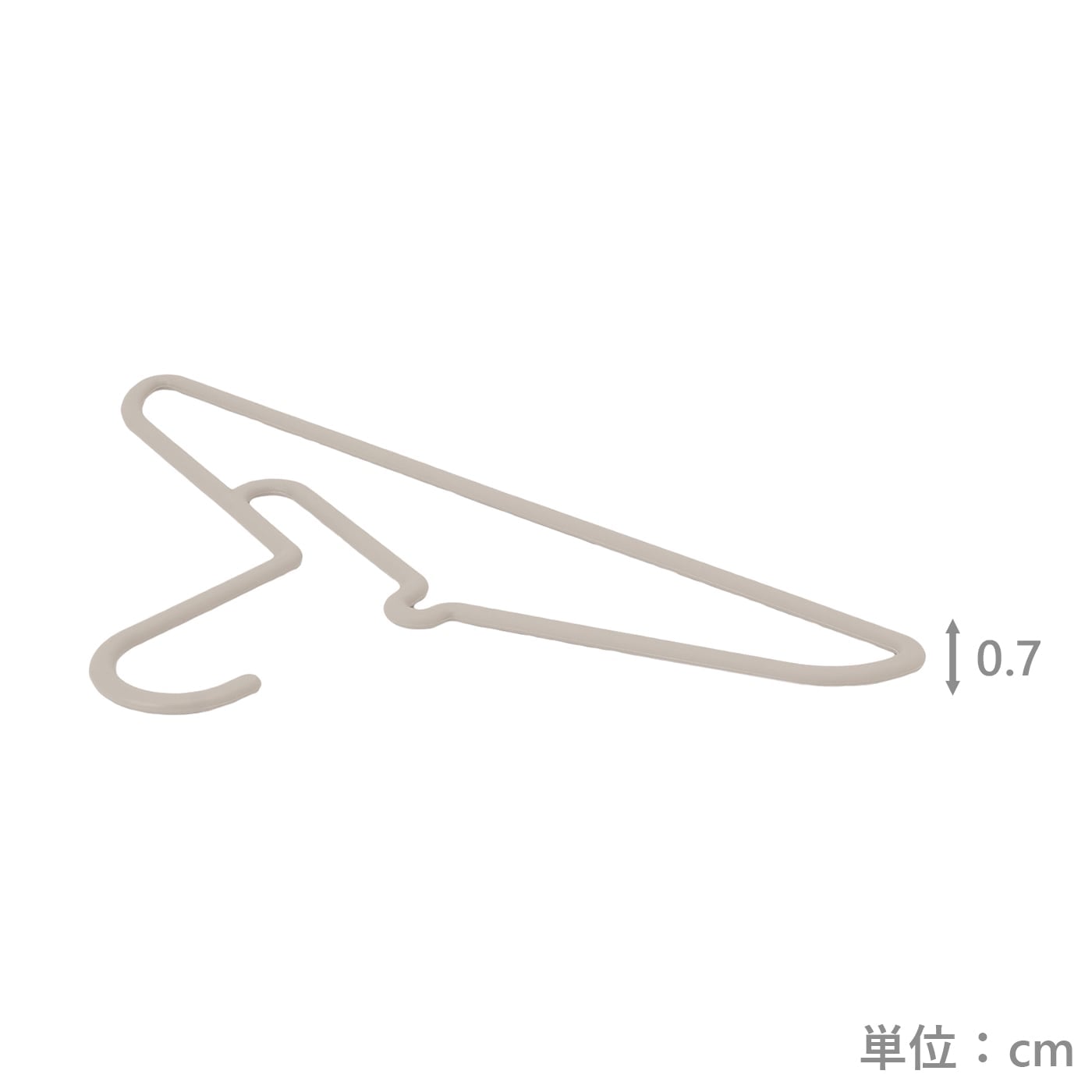 洗濯ハンガー5本組　カシュ―BE