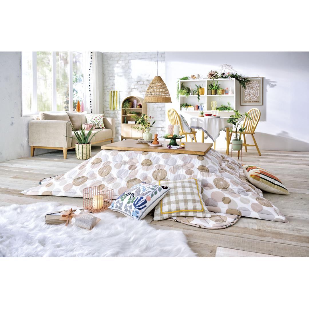 西川のコタツふとん掛　プチフラワー22掛