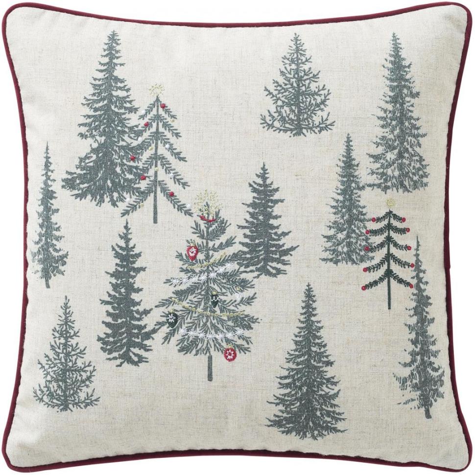 クッションカバー　ファーツリー#BE　(45×45)