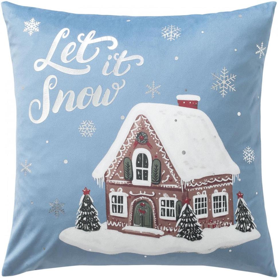 クッションカバー　ウィンターハウス#LBL　(45×45)