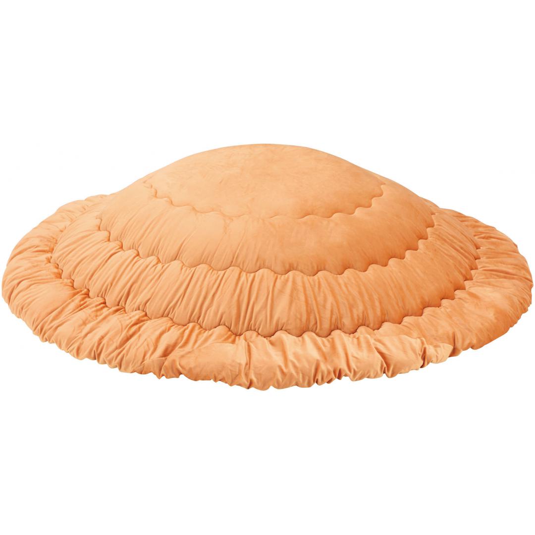 円形薄掛コタツふとん掛　UZベアベア22　OR丸掛