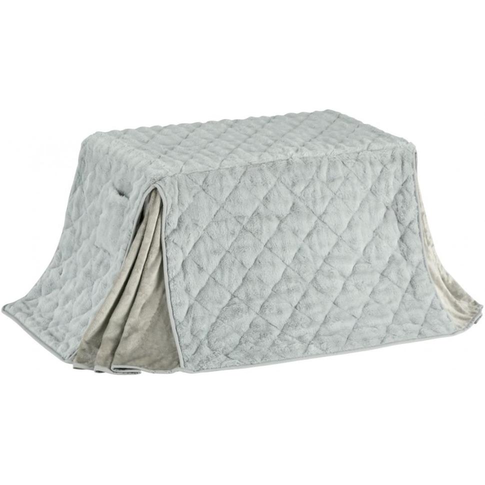 デスクタイプ用コタツふとん掛　DKFフリュルW　LGY掛