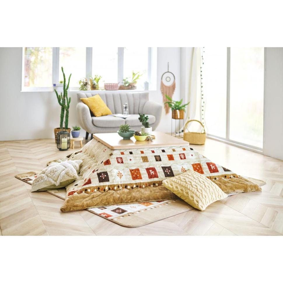 薄掛コタツふとん掛　UZチャコ20　BE掛