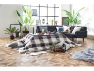 薄掛コタツふとん掛 UZキャトル25 BK掛