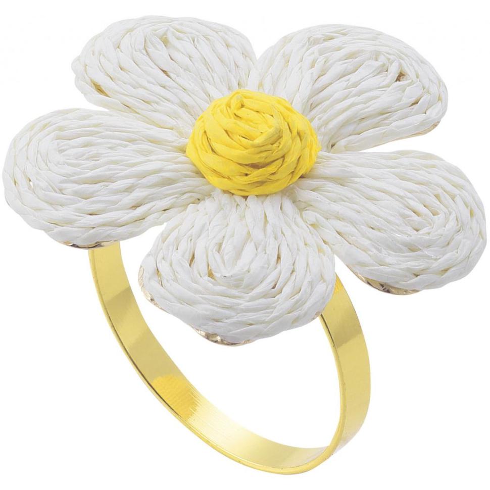 ナプキンリング　花　WH