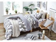 毛布兼用暖か掛カバー ハジス GY(シングル)