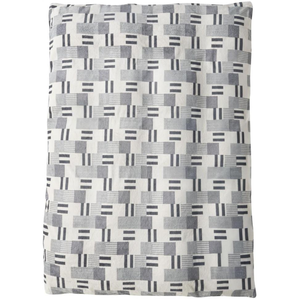 毛布兼用暖か掛カバー　ハジス　GY(シングル)