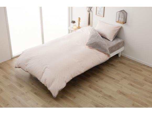 掛ふとんカバー　ベアベアふわふわ　PI/GY(シングル)