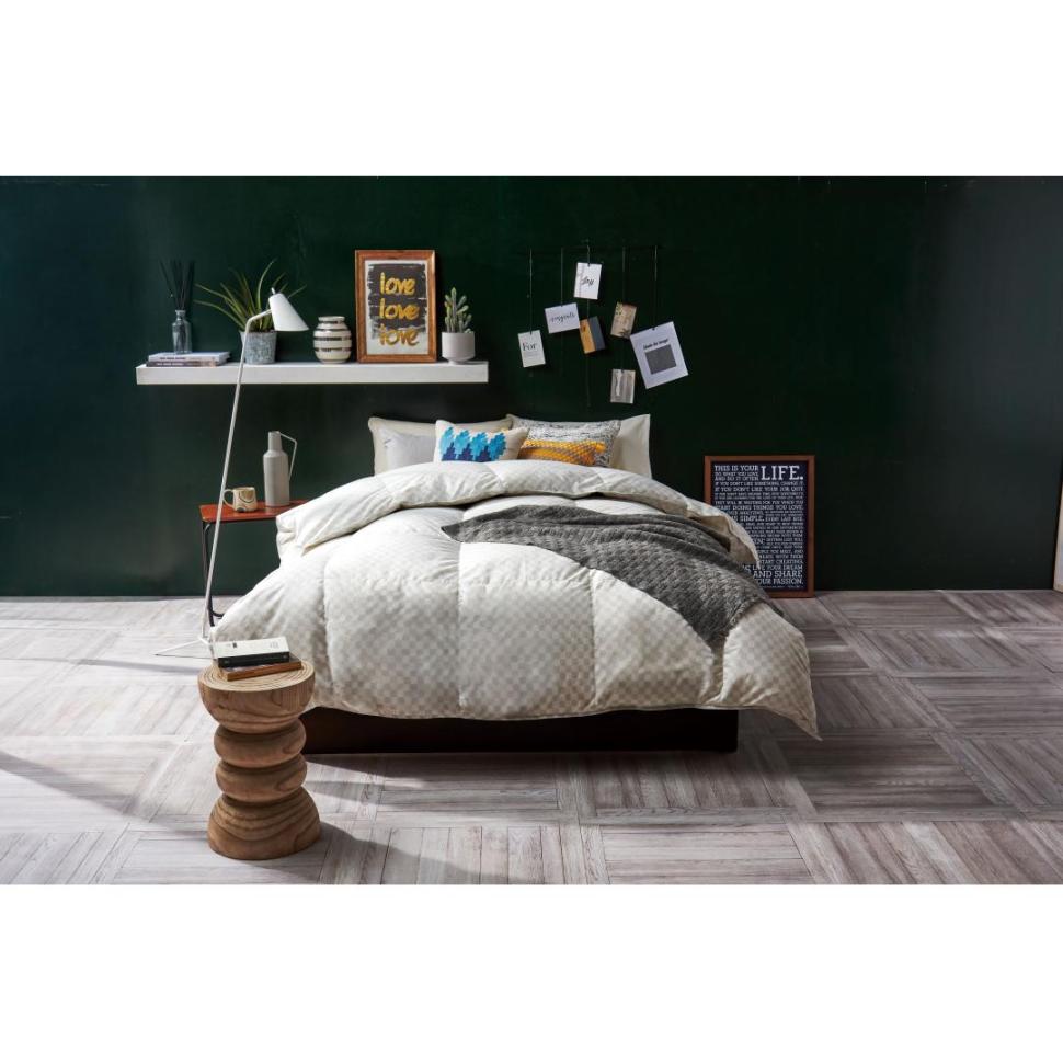 羽毛合掛ふとん　オスロ　シングルロング