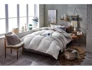 エイラ羽毛掛ふとん　シルバーダウン85%　シングルロング　GY