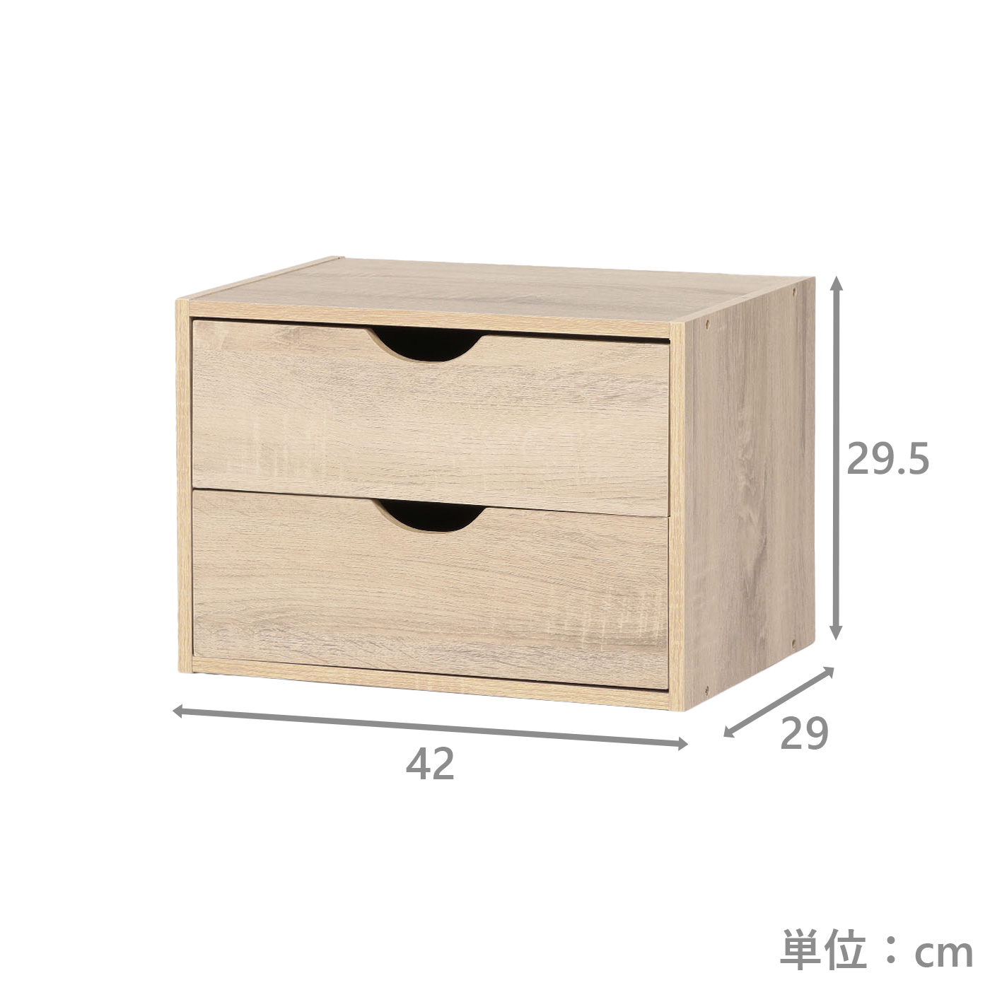 ピタッと収納ボックス　NピタボCH　OAK