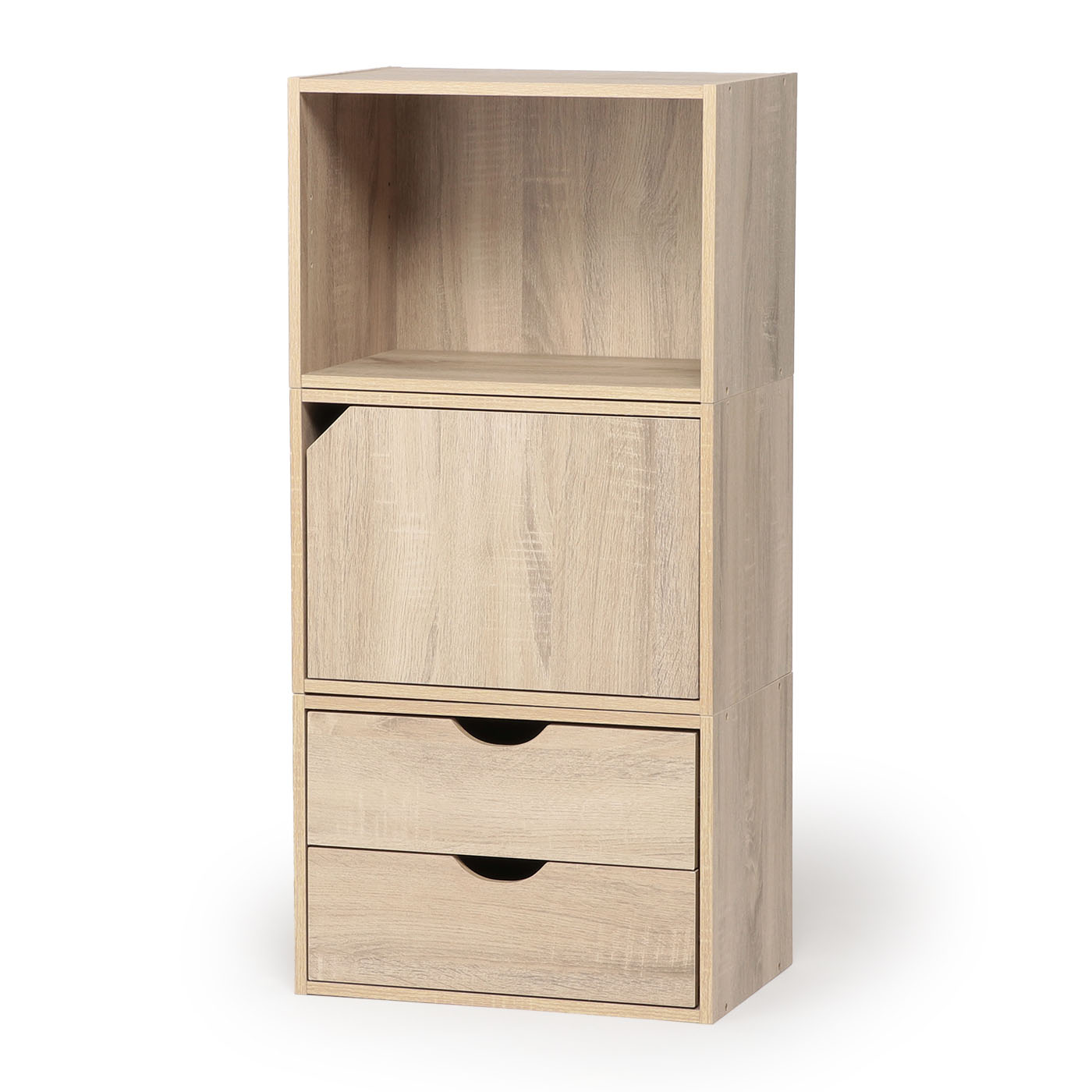 ピタッと収納ボックス　Nピタボ1D　OAK