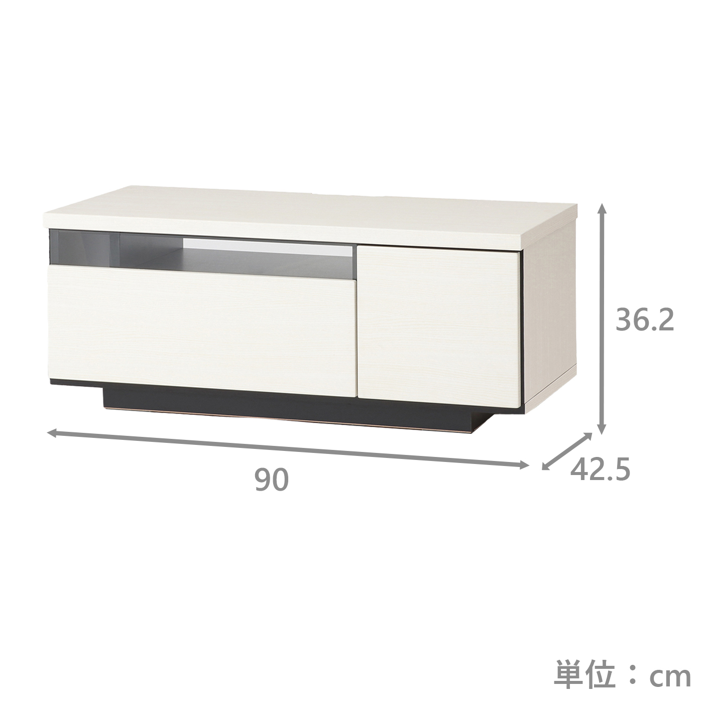 TVボード　サマンサ90TV　WH