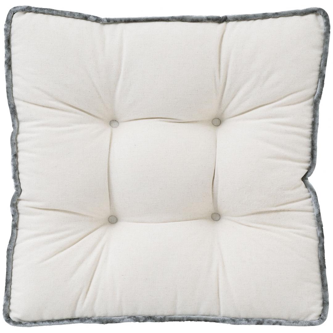 ボックスクッション　ブリル　GY(45×45)