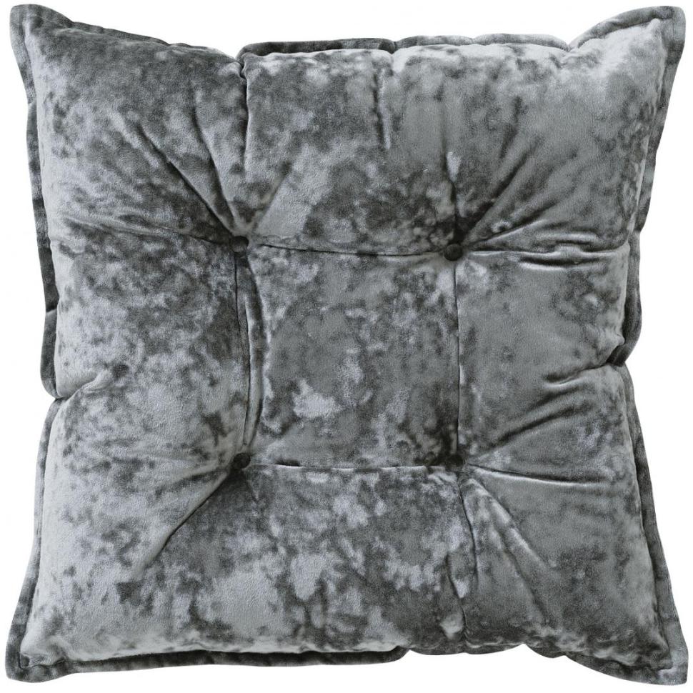 シートクッション　ブリル　GY(43×43)