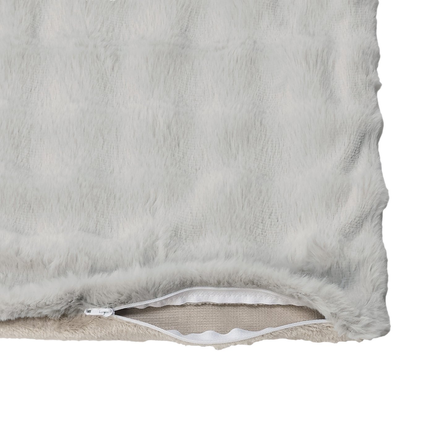 毛布兼用暖か掛カバー　シングルロング　フリュルW　LGY