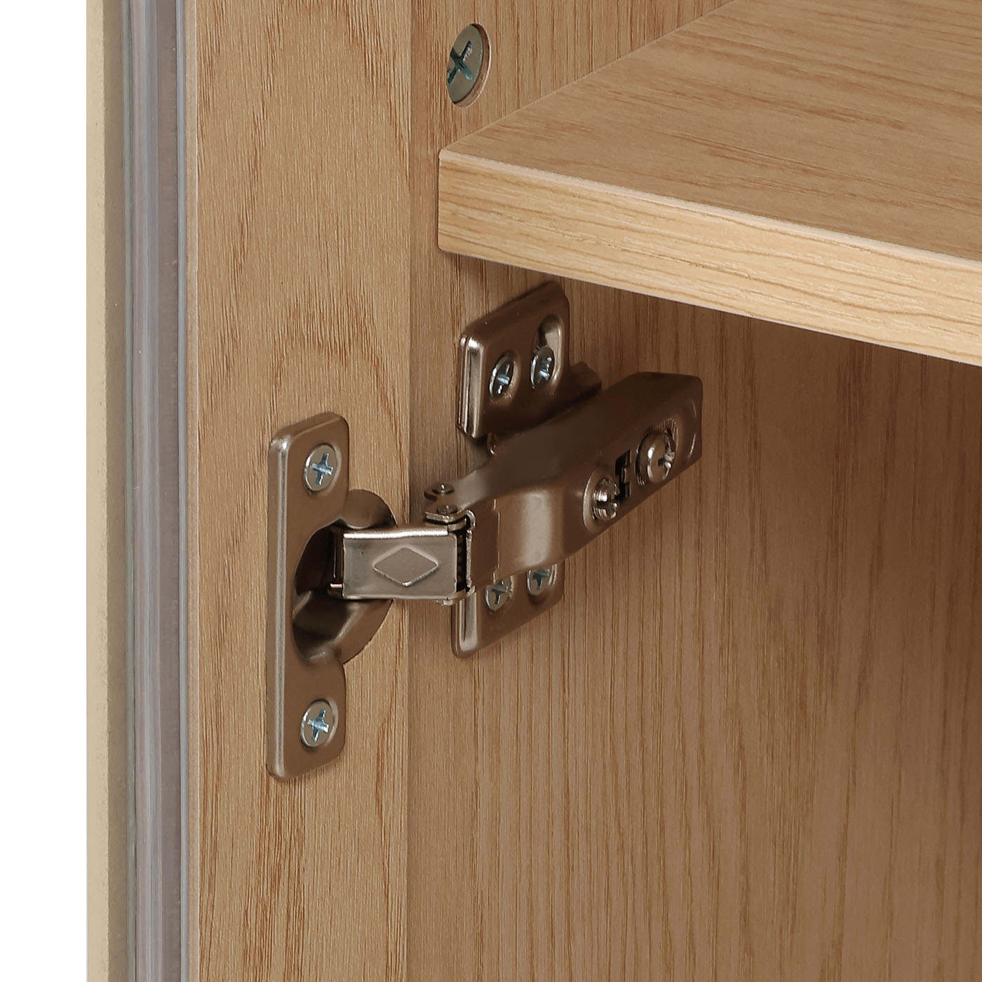 ガラス扉付ウッドキャビネット　NSマリベル60GD