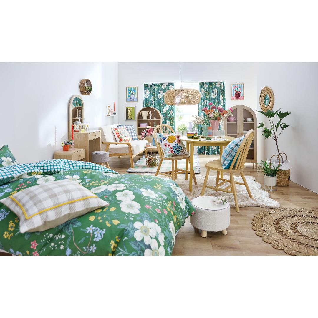 ガラス扉付ウッドキャビネット　NSマリベル60GD