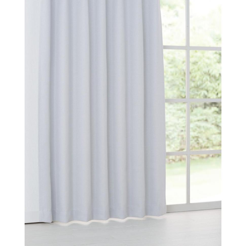 厚地カーテン　カーム　100×178　2枚組　WH