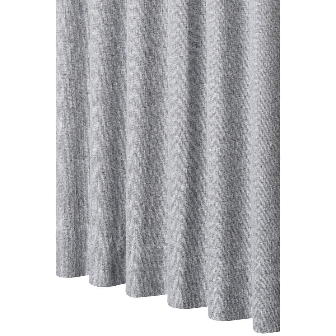 厚地カーテン　ユニバ　100×178　2枚組　GY