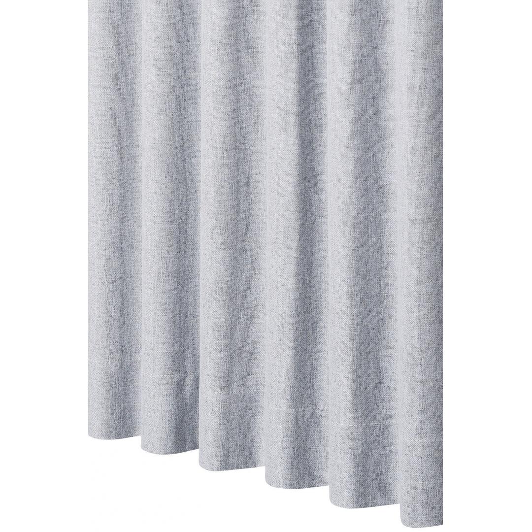 厚地カーテン　ユニバ　100×178　2枚組　WH