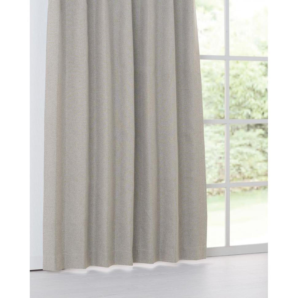 厚地カーテン　ユニバ　100×178　2枚組　BE