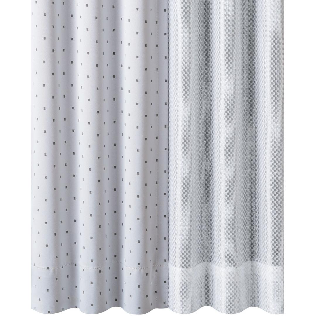 厚地カーテン+レース　スミカ　100×178　4枚組　LGY