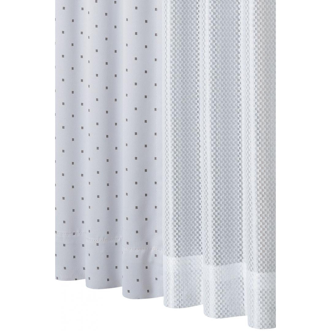 厚地カーテン+レース　スミカ　100×178　4枚組　LGY