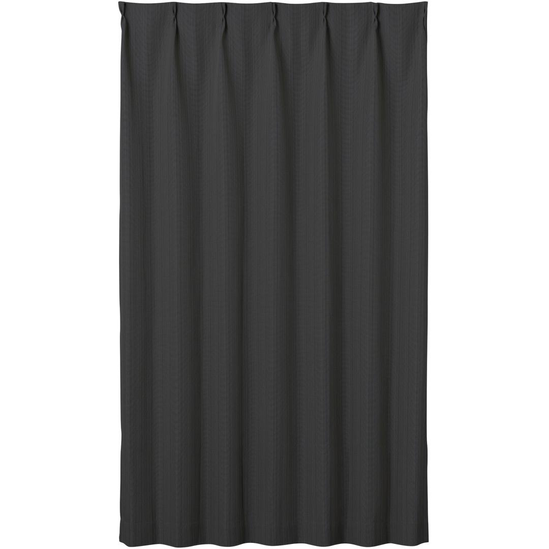 厚地カーテン　グレート　100×178　2枚組　BK