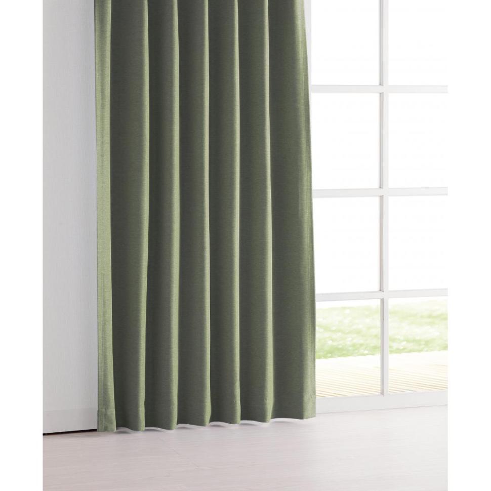 厚地カーテン　プレステージ　100×110　2枚組　GR