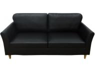 リビングソファ　NFセラ　3P　BK(PVC)